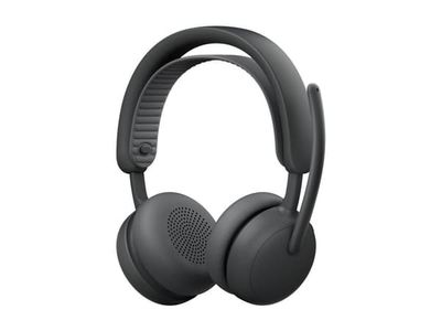 Logitech Zone Wireless 2 ES for Business - Hodesett - Bluetooth - trådløs, kablet - aktiv støydemping - USB-C - grafitt - UC-sertifisert
