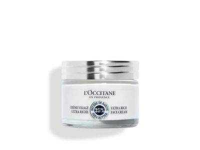 L''Occitane Shea Butter Ultra Rich, Unisex, 50 ml, Kräm, Mycket torr hud, 72 h, Burk