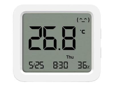 Xiaomi Smart Temperature and Humidity Monitor 3 Mini - Temperatur- och fuktighetssensor - trådlös - Bluetooth 5.0 LE