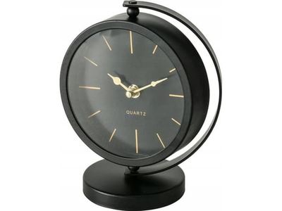 Boltze bordklokke svart BALIA, gullvisere 20 cm