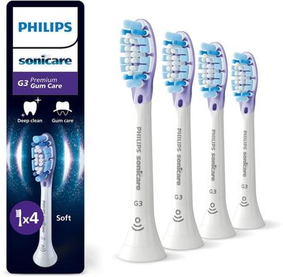 Philips Sonicare G3 Premium Gum Care -hammasharjan päät - valkoinen - 4 kpl