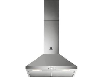 Electrolux LFC316X - Panser - røykkanal - bredde: 59.8 cm - dybde: 45 cm - ekstraksjon og resirkulasjon (med ekstra resirkulasjonssett) - rustfritt...
