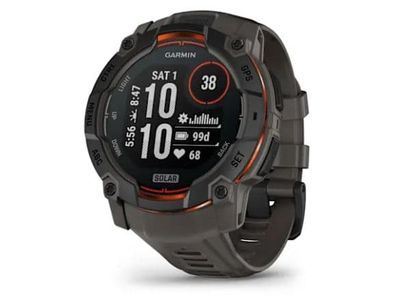 Garmin Instinct 3 Solar, 3,3 cm (1.3"), MIP, Berøringsskjerm, GPS, 58 g