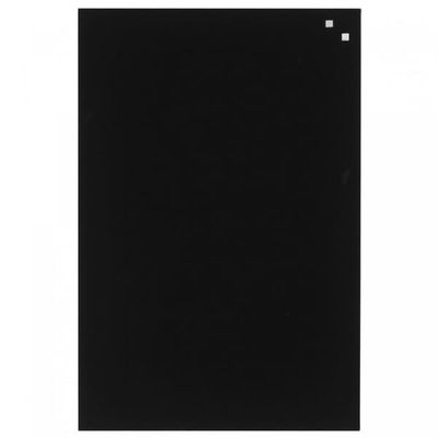 Magnetisk glastavle 40 x 60 cm sort
