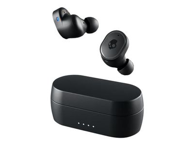 Skullcandy Sesh - True wireless-hörlurar med mikrofon - inuti örat - Bluetooth - aktiv brusradering - svart/orange