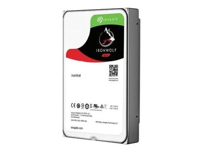 SEAGATE Ironwolf PRO Enterprise NAS HDD 16 TB 7200 rpm 6Gb/s SATA 256 MB cache 8,9 cm 3,5 tommer 24x7 for NAS- og RAID-rackmonterte systemer BLK