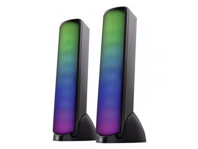 Defender SKYPULSE 2.0 högtalare för dator 10W Bluetooth USB RGB-belysning (65097)