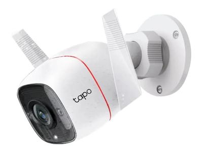 Tapo C310 - Nätverksövervakningskamera - utomhusbruk - dammtät/vattentät - färg (Dag&Natt) - 3 MP - 2304 x 1296 - 2304p - fast lins - ljud - trådlö...
