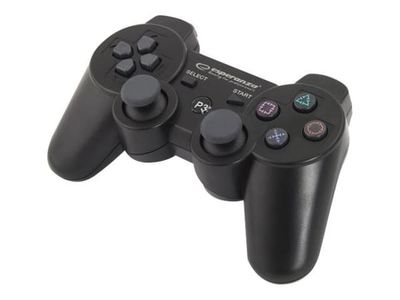 Esperanza MARINE - Håndkonsoll - 12 knapper - trådløs - Bluetooth - svart - for Sony PlayStation 3