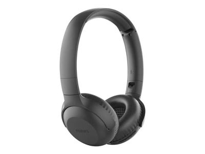 Philips UpBeat TAUH202BK - Hörlurar med mikrofon - på örat - Bluetooth - trådlös - svart