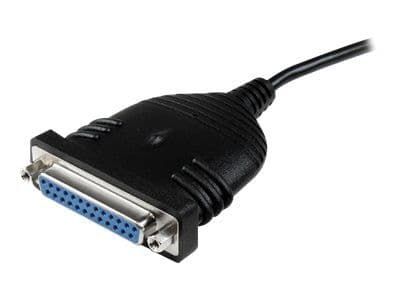 Startech 6 ft / 2m USB to DB25 Parallel Printer Adapter Cable - 2 Meter USB to IEEE-1284 Printer Cable - USB A to DB25 M/F (ICUSB1284D25) - Paralle...