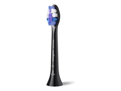 Philips Sonicare S2 Sensitive HX6058 - Extra tandborsthuvud - till tandborste - svart (paket om 8)