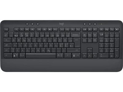 Logitech Signature K650 - Tangentbord - trådlös - Bluetooth LE - QWERTY - nordiskt (danska/finska/norska/svenska) - grafit