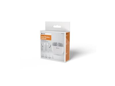 DENVER TWE-48W - True wireless-hörlurar med mikrofon - inuti örat - Bluetooth - vit