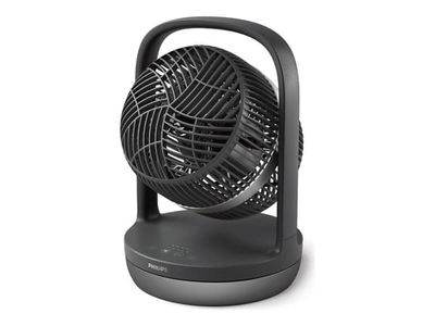 Philips 3000 Series CX3050 - Kjølevifte - bordtopp - 22 cm - svart / sølv