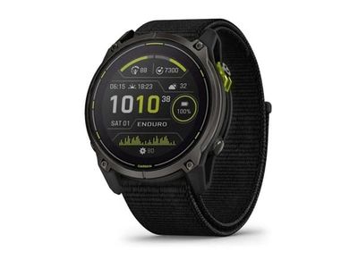 Garmin Enduro 3 Solar, 3,56 cm (1.4"), LCD, Berøringsskjerm, 32 GB, GPS, 63 g