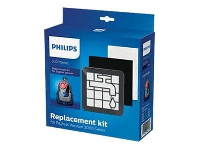 Philips XV1220 - Filtersats - till dammsugare - för 2000 Series XB2022, XB2023, XB2042, XB2062, XB2122, XB2123, XB2125, XB2142