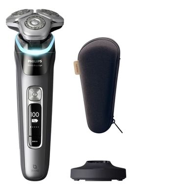 Philips i9000 Prestige XP9202/10 parranajokone märkä/kuiva SkinIQ pyörivä harmaa
