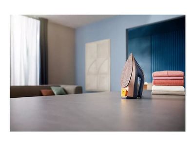 Philips Azur 8000 Series DST8050 - Ångstrykjärn med automatisk avstängning - sula SteamGlide Elite - 3000 W - mörkblå