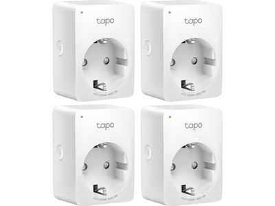 Tapo P100 - Smart kontakt - trådlös - 802.11b / g / n, Bluetooth 4.2 - 2.4 Ghz (4-pack)