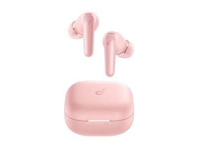 Soundcore P31i - True wireless-hodetelefoner med mikrofon - i øret - Bluetooth - aktiv støydemping - rosa