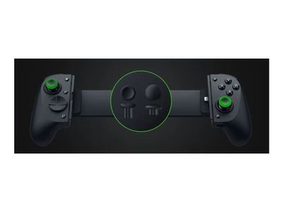 Razer Kishi Ultra V3 Pro XL, Gamepad, Android, PC, Xbox, iOS, Ledningsført, USB, USB Type-C, Sort