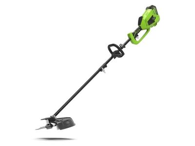 Greenworks GD40BC, Trådkutter, 40 cm, D-sløyfet håndgrep, 2 mm, 5300 RPM, Sort, Grønn