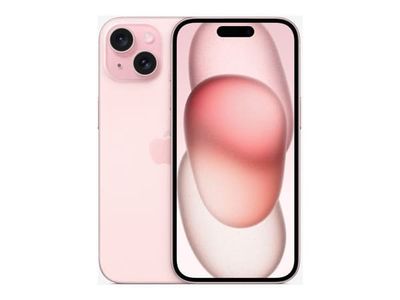 Apple iPhone 15 - 5G smartphone - dobbelt-SIM / Internminne 128 GB - OLED-display - 6.1" - 2556 x 1179 piksler - 2x bakkameraer 48 MP, 12 MP - fron...