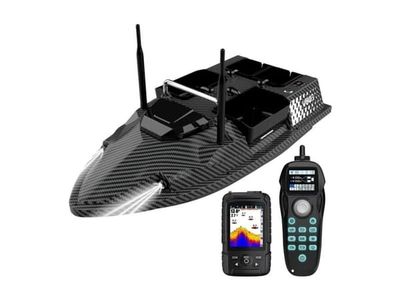 Flytec V803-Pro fiskebåt med GPS, sonar, 5200mAh batteri, svart