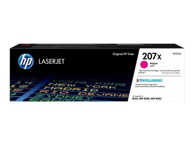 HP 207X - Høy ytelse - magenta - original - LaserJet - tonerpatron (W2213X) - for Color LaserJet Pro M255dw, M255nw, MFP M282nw, MFP M283fdn, MFP M...