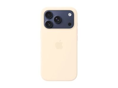 Apple - Beskyttende deksel for mobiltelefon - MagSafe-samsvar - silikon - vanilje - for iPhone 17 Pro