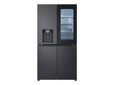 LG GMG960EVJE - Kjøleskap/fryser - fransk dør underfryser med vannautomat, isdispenser - Wi-Fi - bredde: 91.4 cm - dybde: 72.9 cm - høyde: 179.2 cm...
