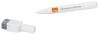 Whiteboardmarker Nobo magnetisk fine hvid - (6 stk.)