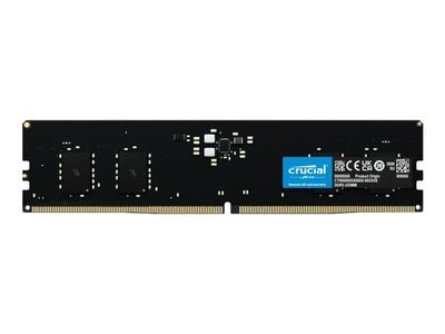 Crucial - DDR5 - modul - 8 GB - DIMM 288-pin - 5600 MT/s / PC5-44800 - CL46 - 1.1 V - ej buffrad - on-die ECC - svart