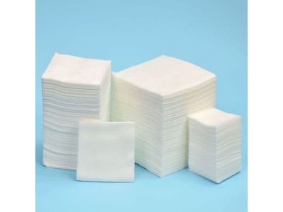 Zarys NONVI lux kompresser 10 cm x 10 cm, 100 stk, kompress i fiberduk, ikke-steril