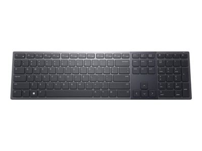 Dell Premier KB900 - Tangentbord - samarbete - bakgrundsbelyst - trådlös - 2.4 GHz, Bluetooth 5.1 - QWERTY - hela norden - grafit - med 3 years NBD...