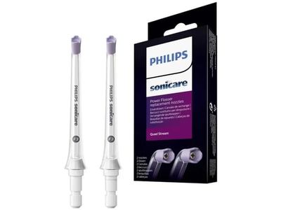 Philips Sonicare F3 Quad HX3062 - Munstycke - för mundusch (paket om 2) - för Sonicare Power Flosser 3000 HX3711