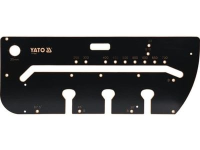Yato YT-70890, Mal for montering av kjøkkenbenkeplater, Sort, 390 mm, 1000 mm, 1,2 cm