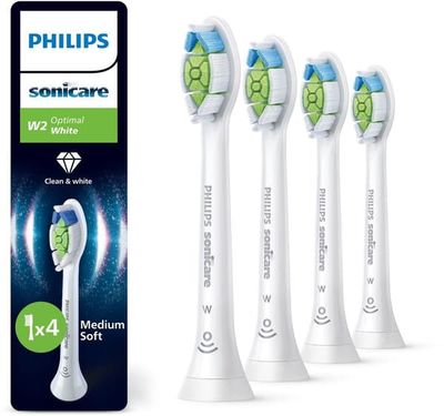 Philips Sonicare W2 Optimal White -hammasharjan päät - valkoinen - 4 kpl