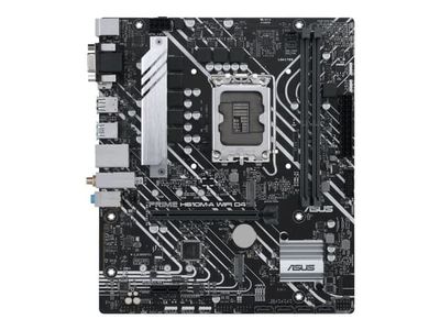 ASUS PRIME H610M-A WIFI D4 - Moderkort - micro ATX - LGA1700-uttag - H610 Chipuppsättning - USB 3.2 Gen 2, USB 3.2 Gen 1 - Gigabit LAN, Wi-Fi, Blue...