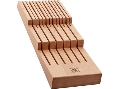 ZWILLING unspecific Knivförvaring i bok - L 41 x B 15,5 x H 4,8 cm. Passar i standard kökslådor. Med plats för upp till 12 knivar