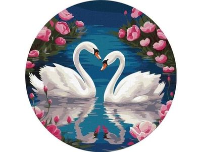 Maling etter tall - svane charms 26 cm