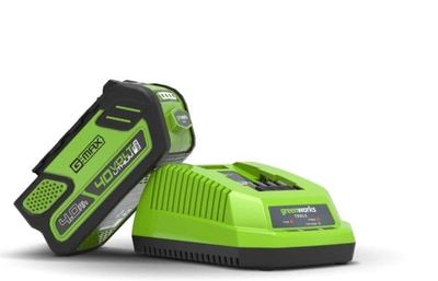 Greenworks 2936607, Set med batteri och laddare, Litium-Ion (Li-Ion), 2 Ah, 40 V, Greenworks, Borr, Borrhammare
