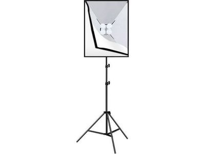Puluz LED studiolysskjerm 50x70 cm, stativ, LED-pærer 4 stk PU5071EU