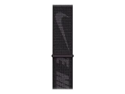 Apple Nike - Sløyfe for smart armbåndsur - Normal størrelse - svart - for Watch Hermès Series 9, SE 3, Series 10, Series 11, Series 8, Series 9, Ul...