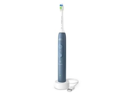 Philips 4100 series 4100 HX4041/48 Laddningsbar tandborste, Vuxen, Ultraljudstandborste, Daglig vård, Gum omsorg, 31000 rörelser per minut, Blå, 2 ...