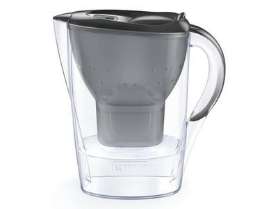 Brita Marella + 3 Maxtra Pro Pure Performance, Krukke, 2,4 l, Gjennomsiktig, Grå