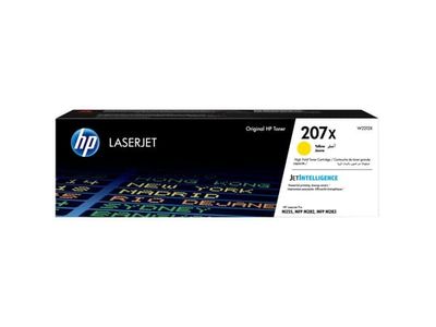 HP 207X - Høy ytelse - gul - original - LaserJet - tonerpatron (W2212X) - for Color LaserJet Pro M255dw, M255nw, MFP M282nw, MFP M283fdn, MFP M283fdw