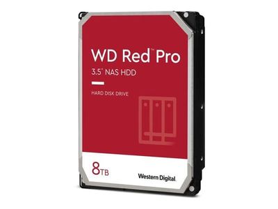 Western Digital Red Pro WD8005FFBX harddisk 8 TB 3.5" SATA 6Gb/s 7200 rpm