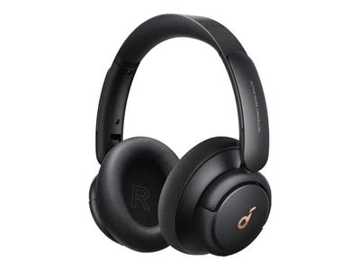 Soundcore Life Q30 - Hörlurar med mikrofon - fullstorlek - Bluetooth - trådlös, kabelansluten - NFC - aktiv brusradering - 3,5 mm kontakt - svart